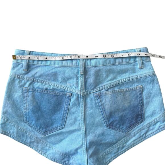 NWT Isabel Marant Short Neida Blue Embroidered Micro FR 42 US 10 Festival Summer - Picture 12 of 14